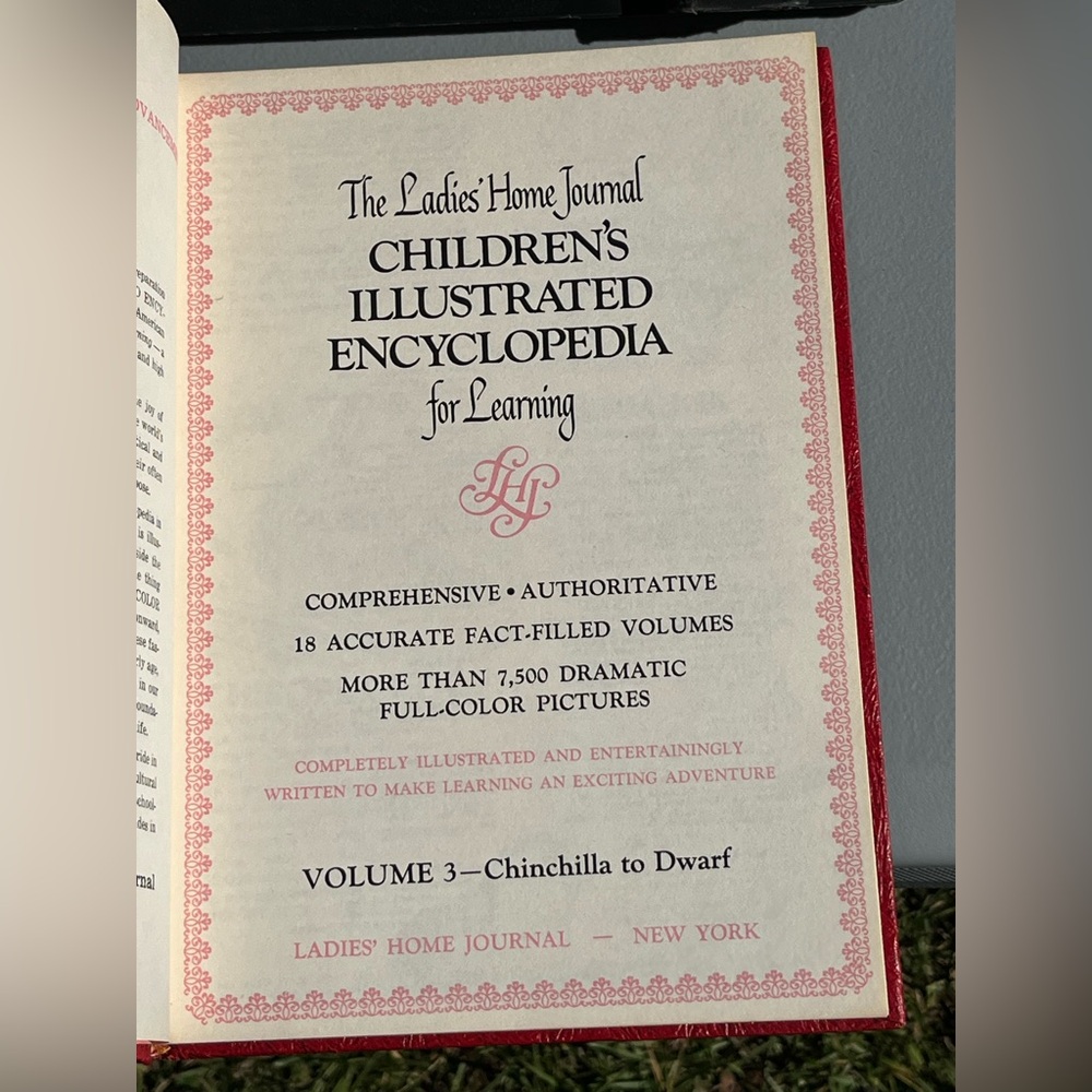 Vintage 1970 Ladies Home Journal Children's Illustrated Encyclopedia Volume 3